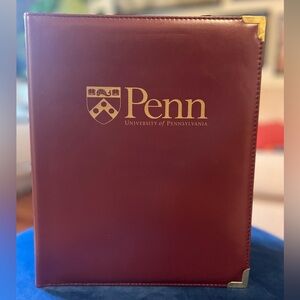 University of Pennsylvania Burgundy Binder